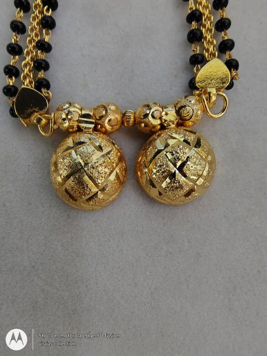 Microgoldplated mangalsutra