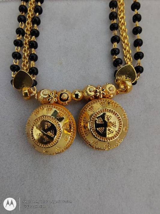 Microgoldplated mangalsutra
