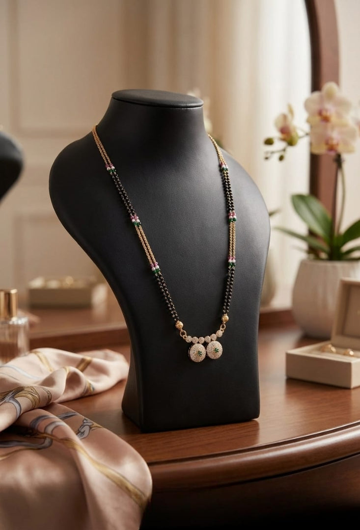 Diamond Long Mangalsutra