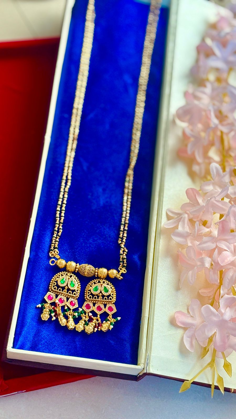 rajwadi sonkali pot mangalsutra