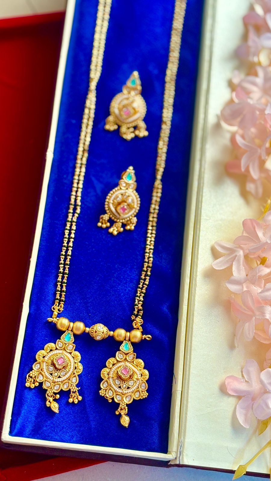 rajwadi sonkali pot mangalsutra