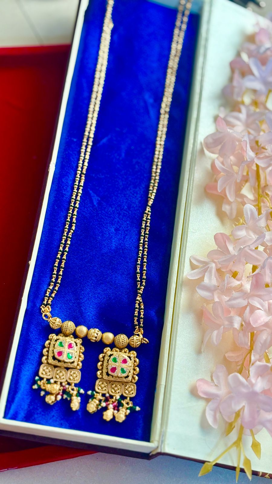 rajwadi sonakali pot mangalsutra