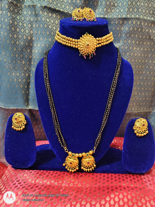 Matt Mangalsutra chokar combo set