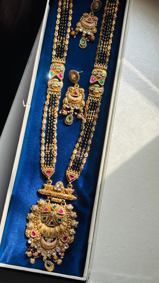 Rajwadi mangalsutra