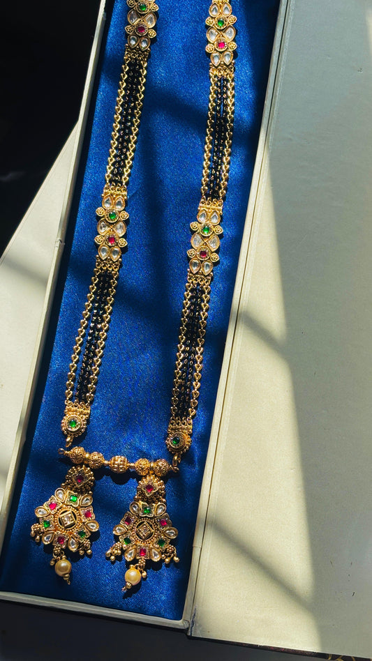 Rajwadi mangalsutra