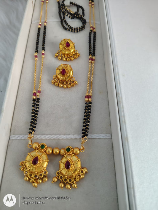 Mangalsutra With Earing Combo