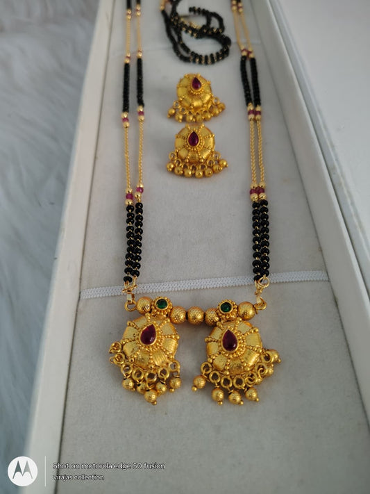 Mangalsutra With Earing Combo