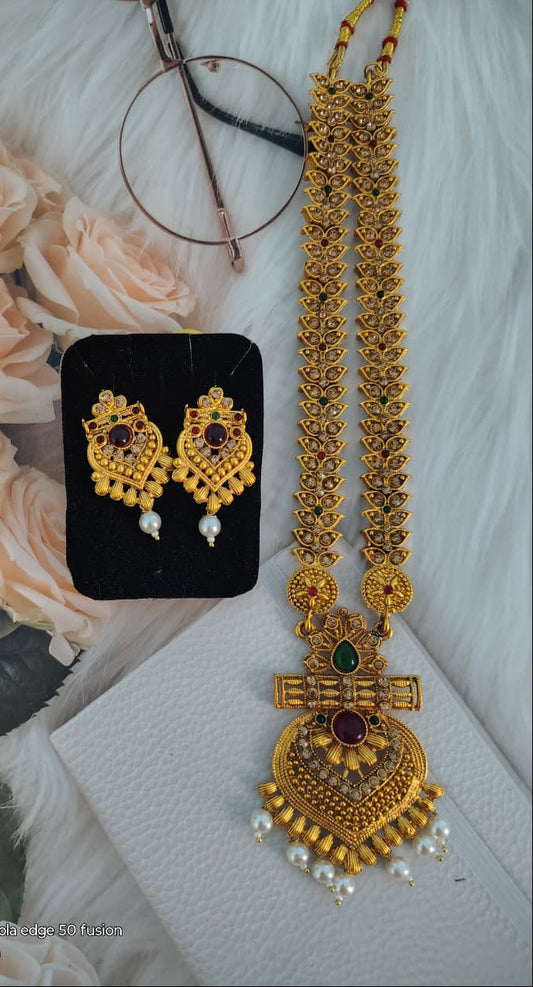Premium south long set with earrings