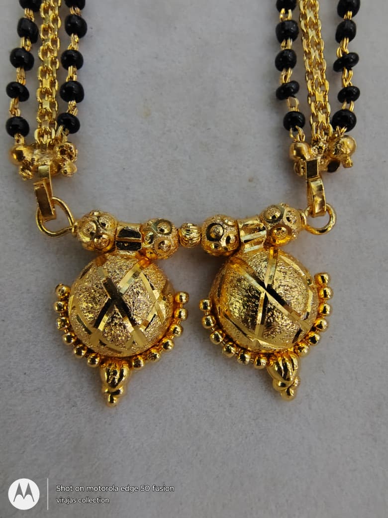 Microgoldplated mangalsutra