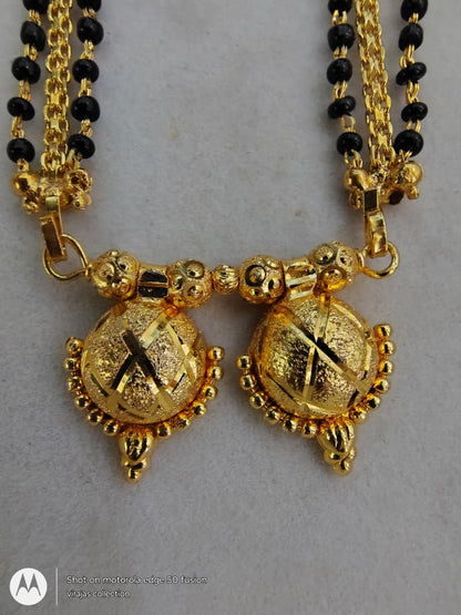 Microgoldplated mangalsutra
