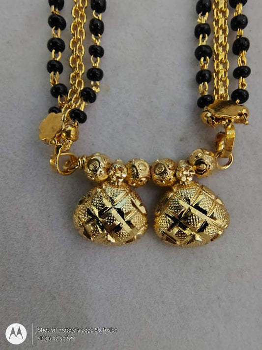 Microgoldplated mangalsutra