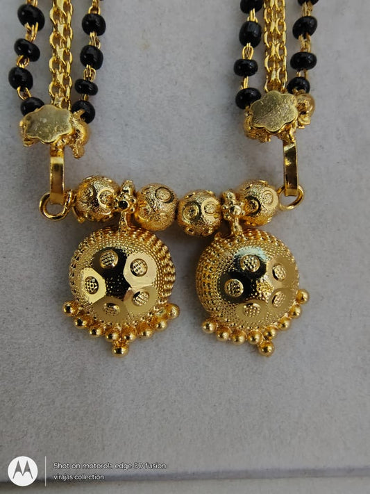 Microgoldplated mangalsutra