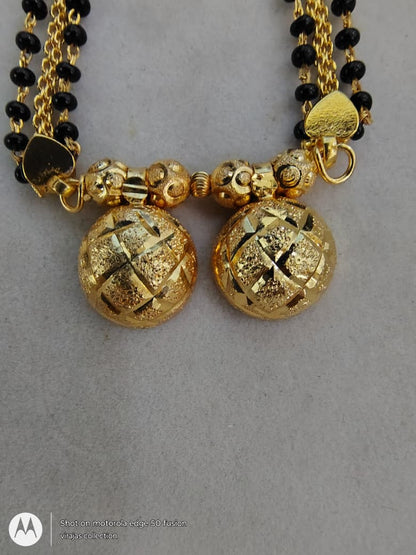 Microgoldplated mangalsutra