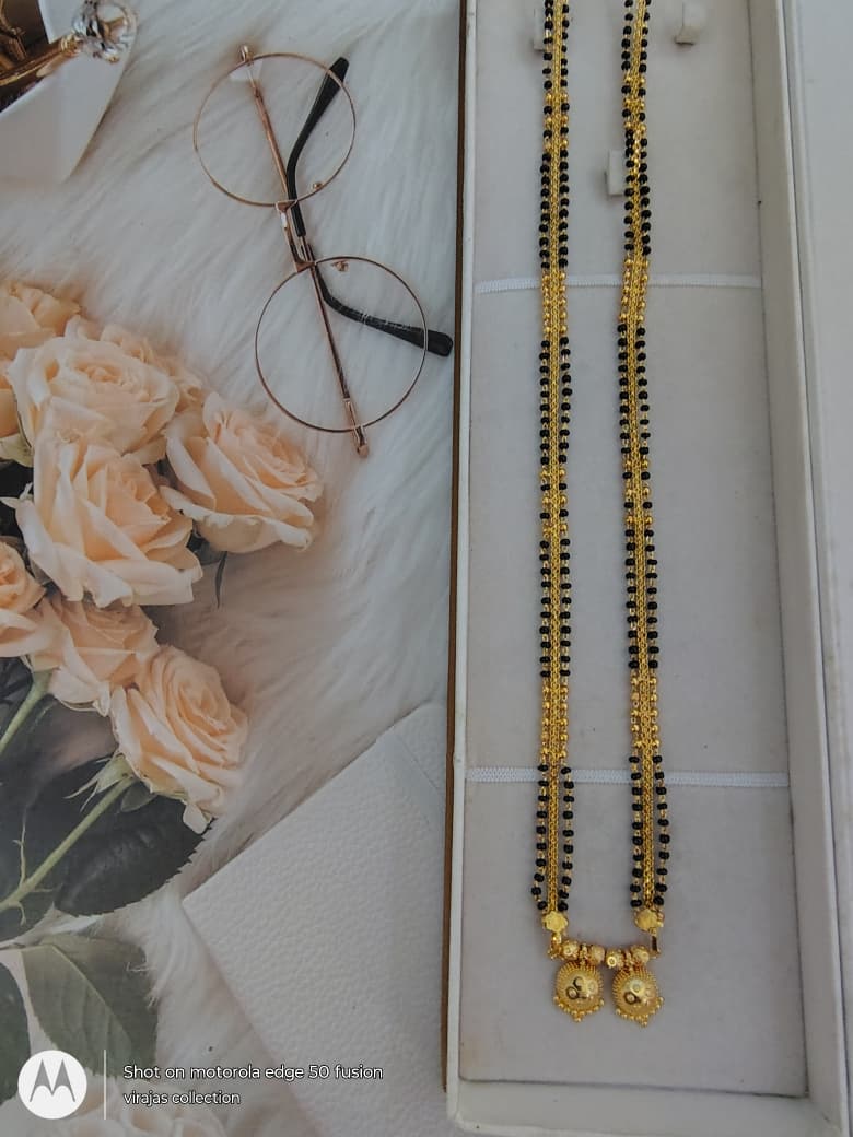 Microgoldplated mangalsutra