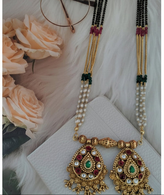 fancy rajwadi mangalsutra