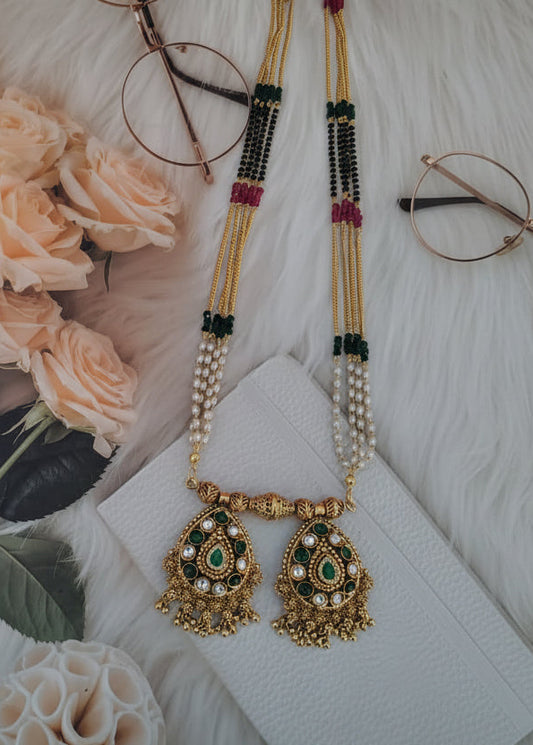 fancy rajwadi mangalsutra