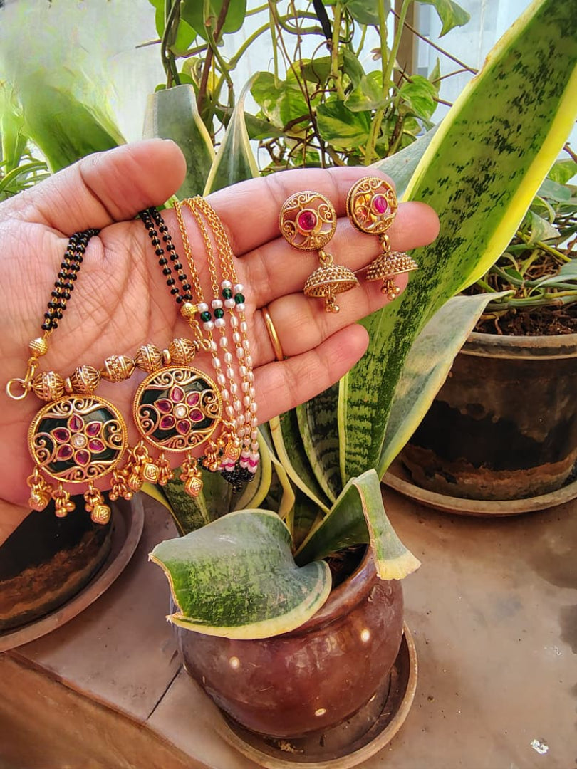 rajwadi mangalsutra