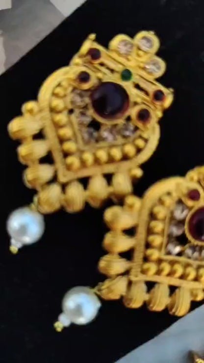 Premium south long set with earrings