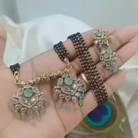 diamond mangalsutra