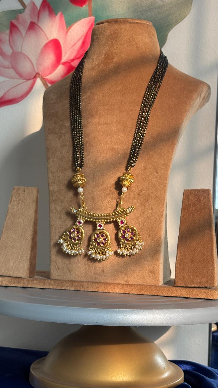 rajwadi mangalsutra