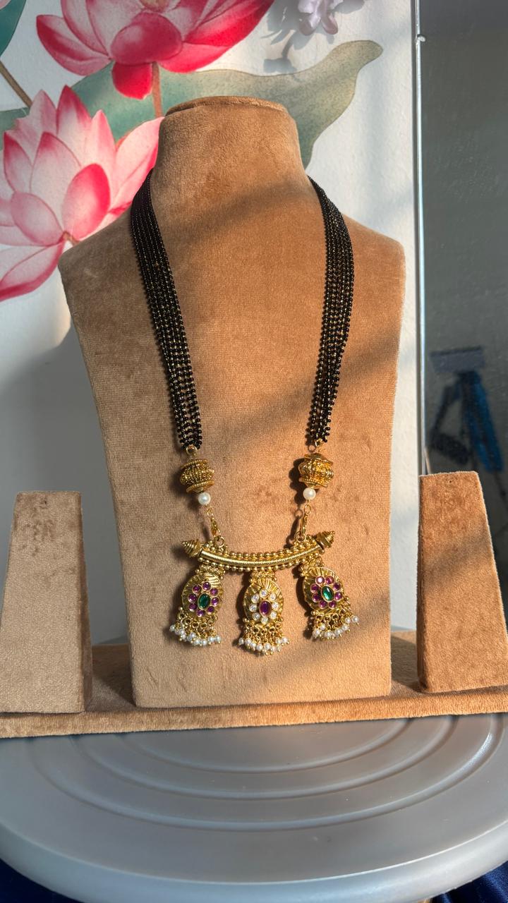 rajwadi mangalsutra