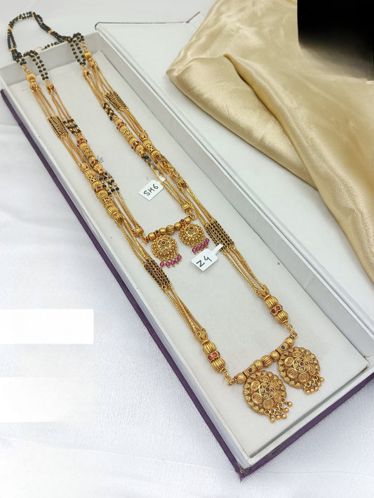 matt combo mangalsutra