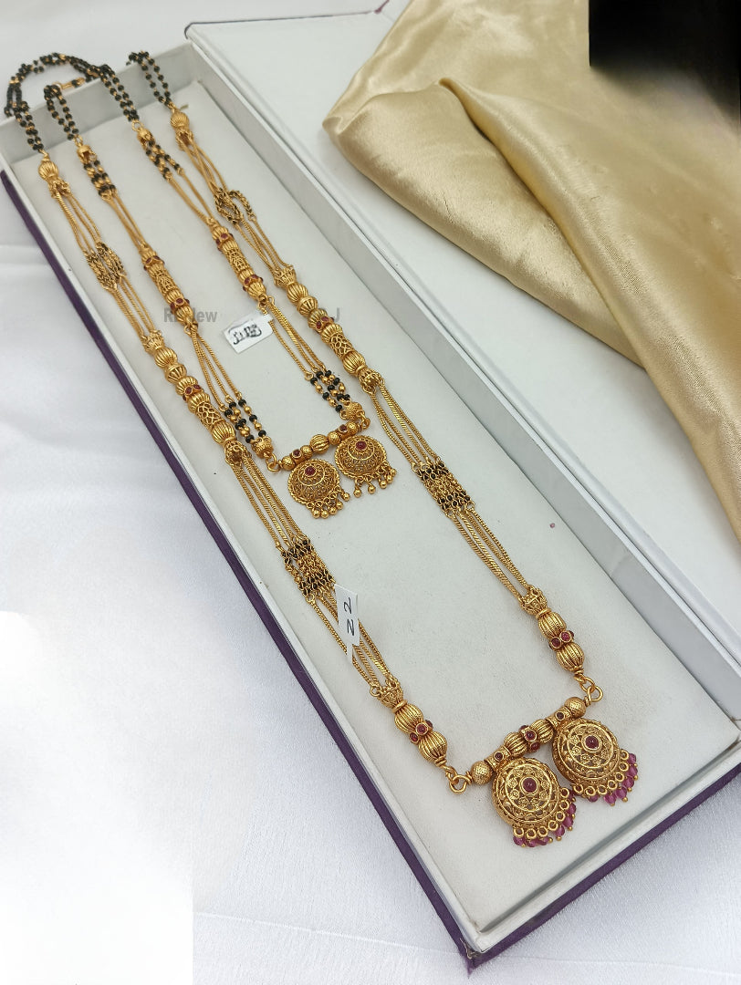 matt combo mangalsutra