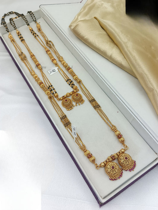 matt combo mangalsutra