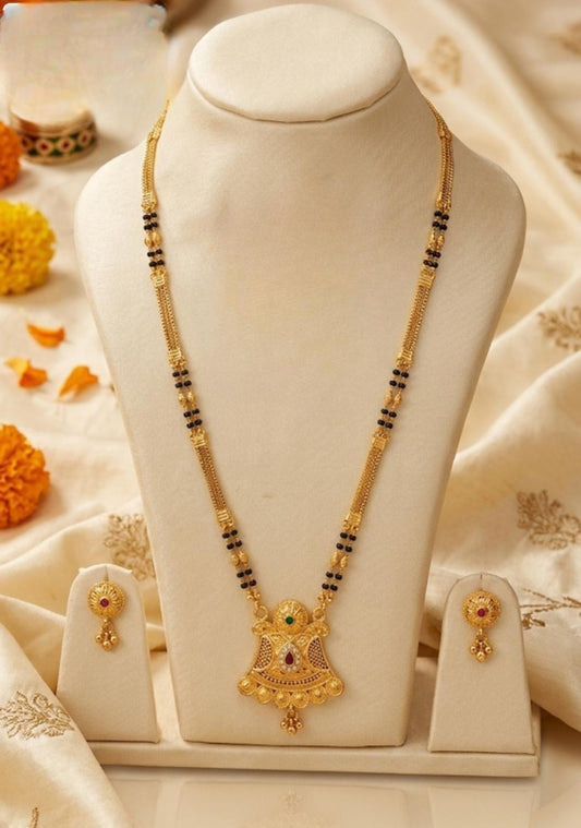 micro gold mangalsutra
