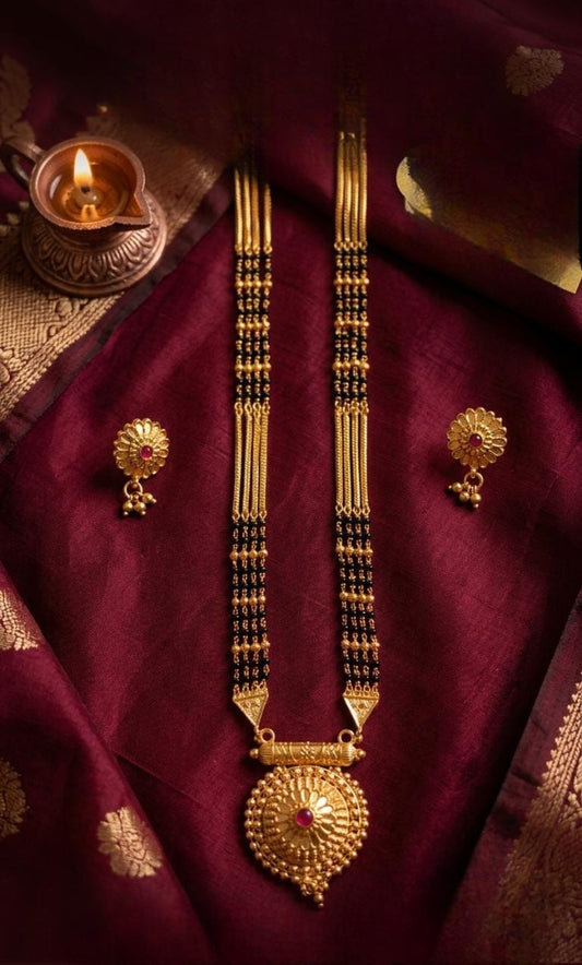 micro plated mangalsutra