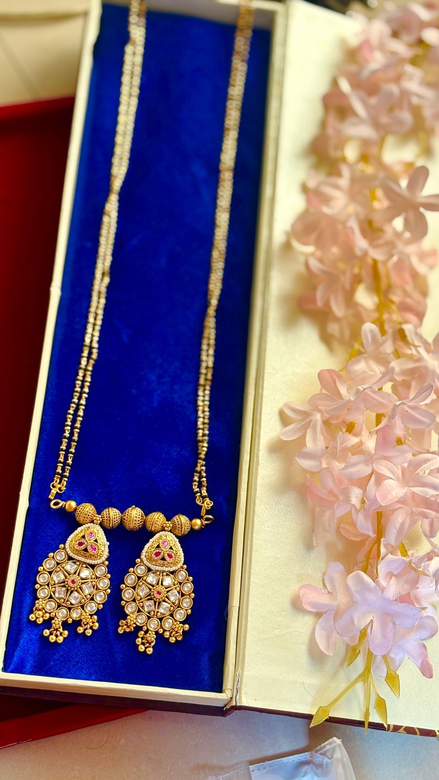 rajwadi sonkali pot mangalsutra