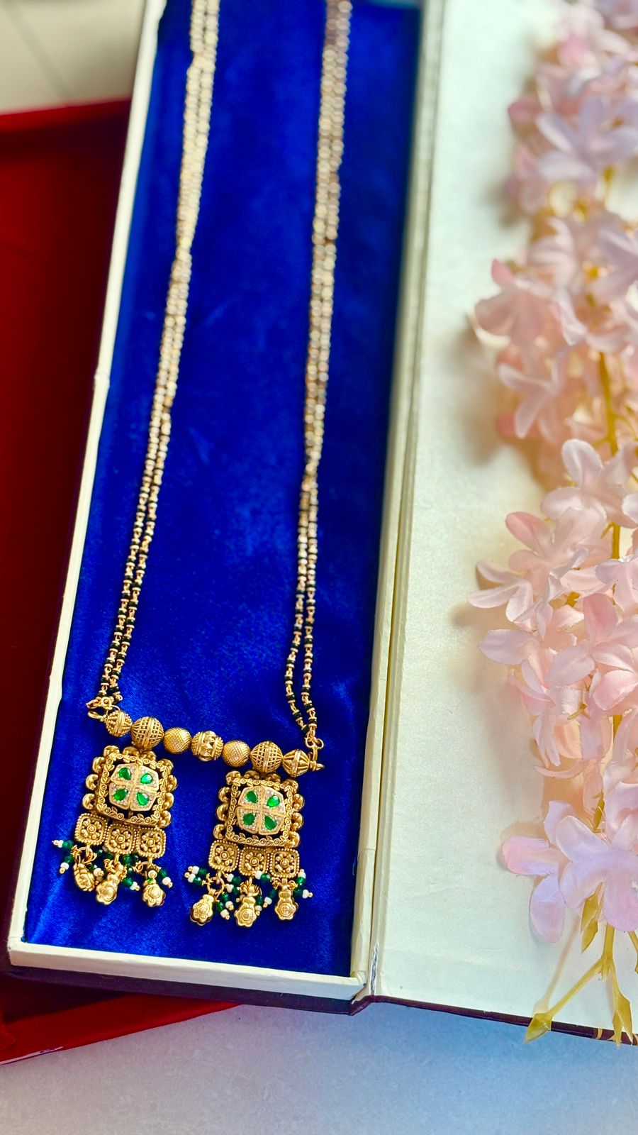 rajwadi sonakali pot mangalsutra