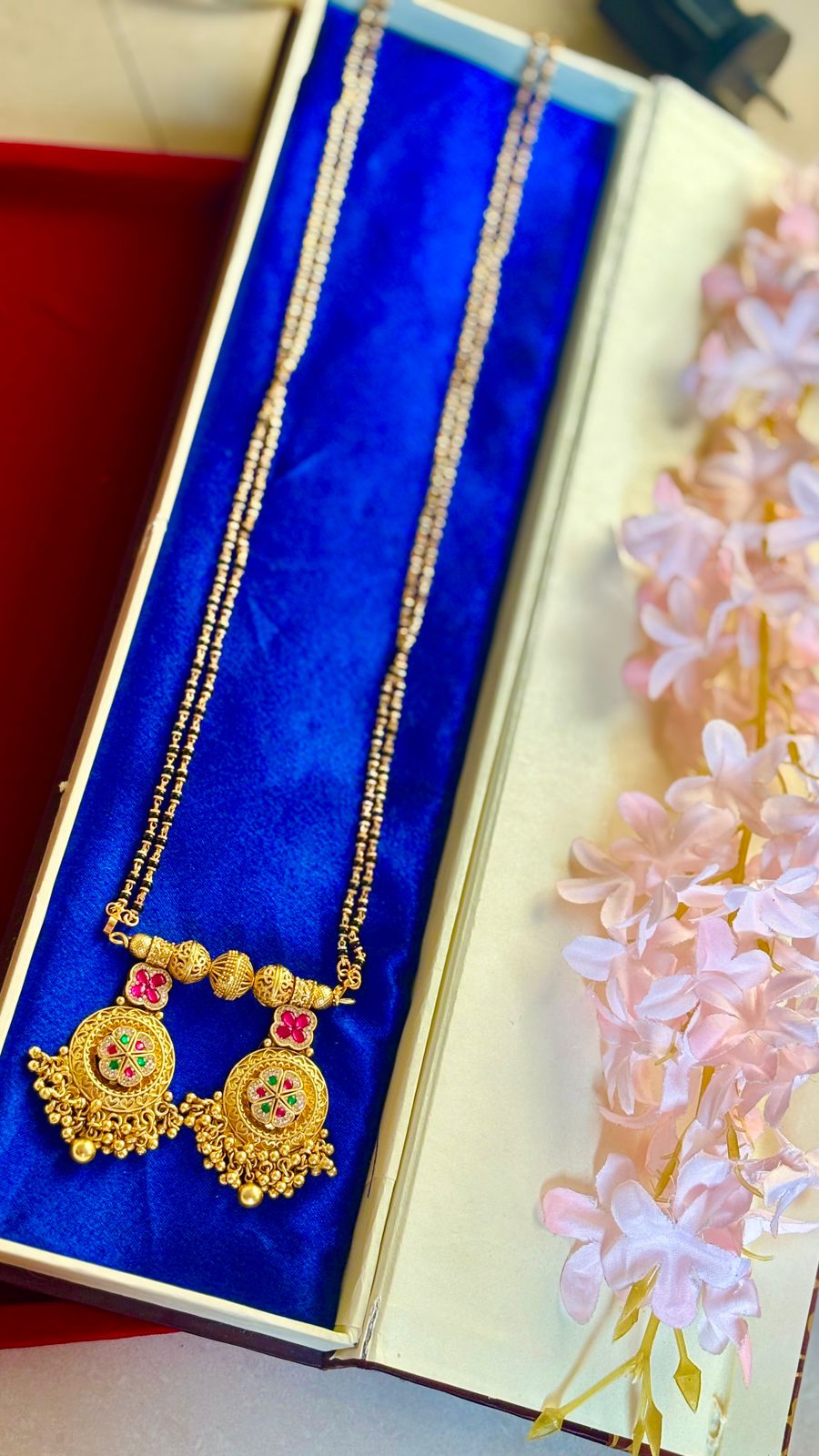 rajwadi sonkali pot mangalsutra