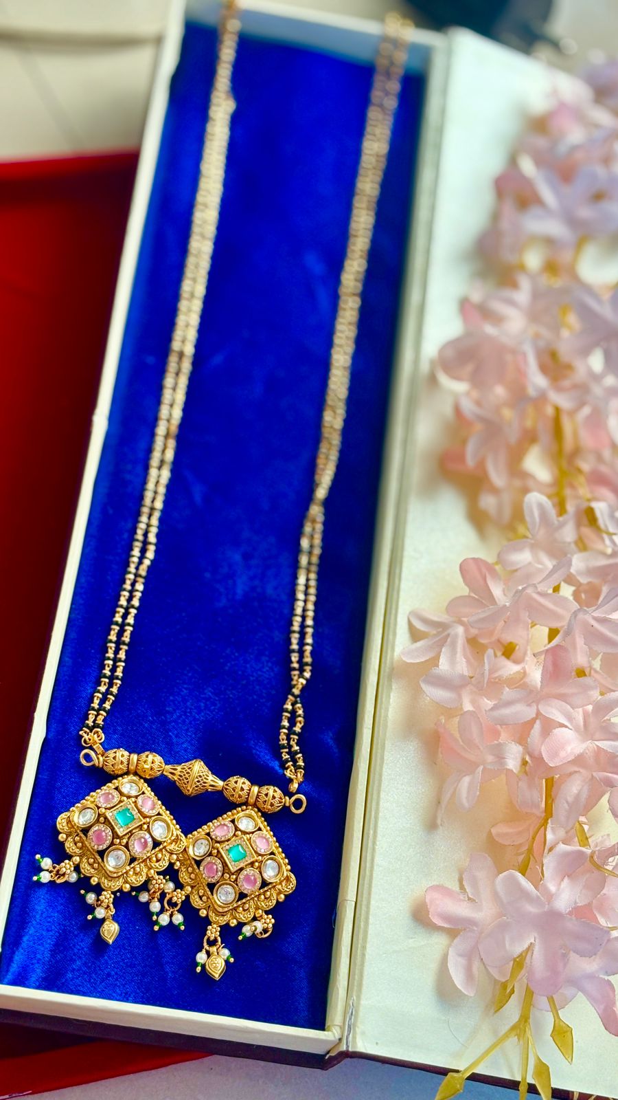rajwadi  sonkali pot mangalsutra